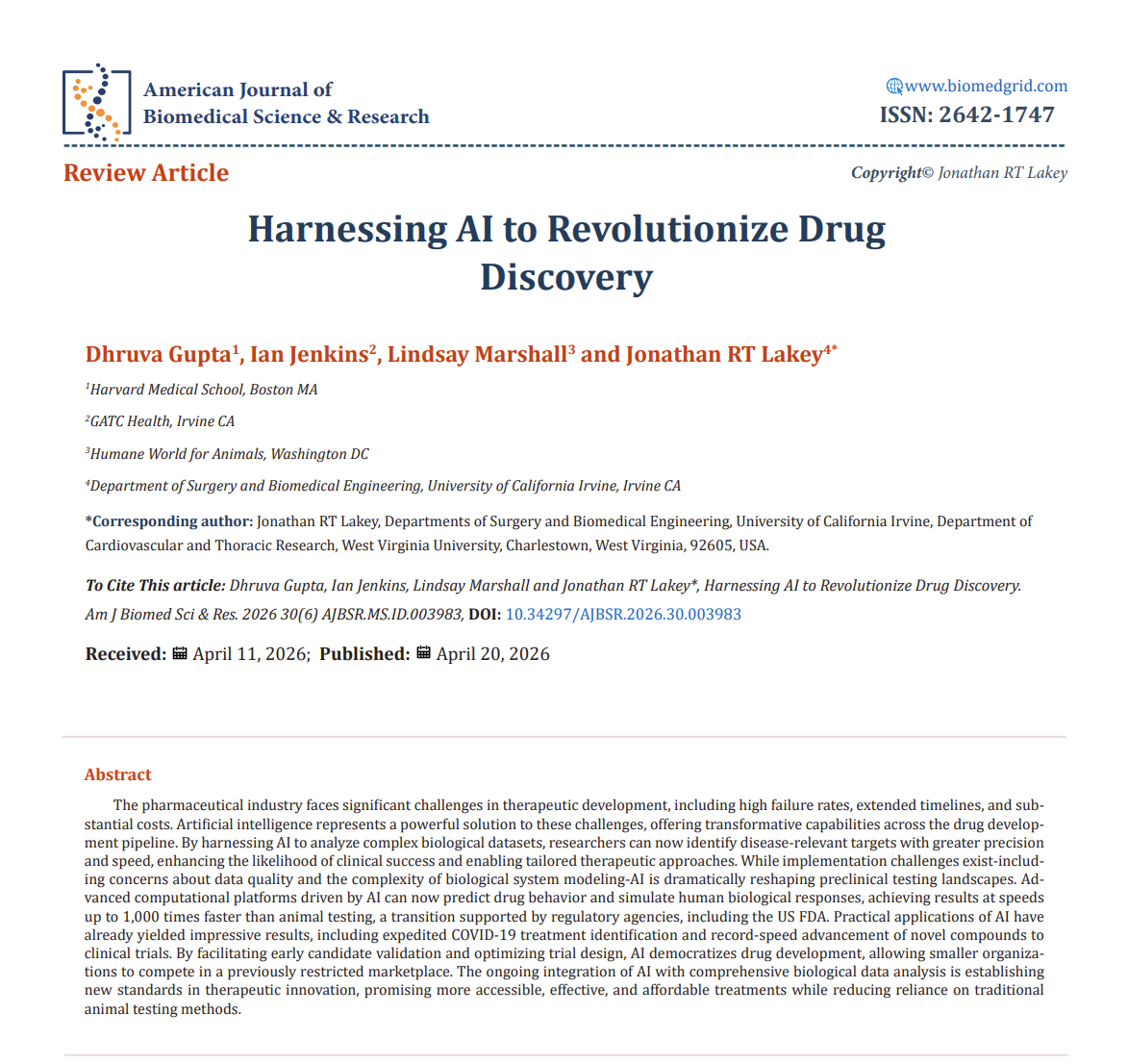 Harnessing AI to Revolutionize Drug Discovery - GATC Health